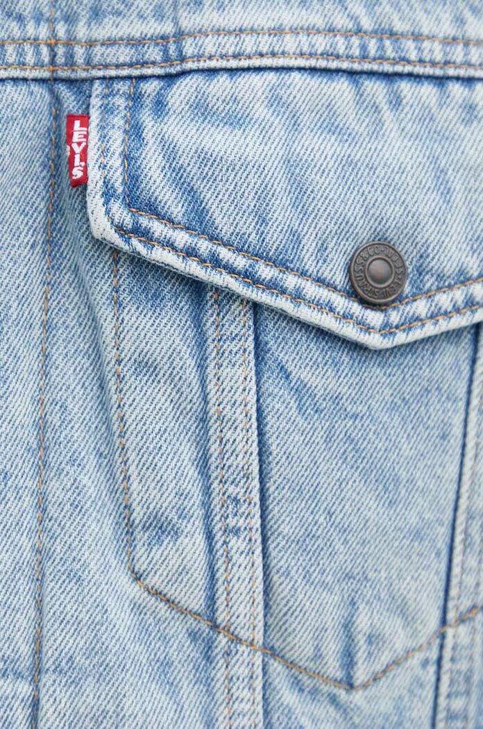 Levi's дънково яке дамско от деним 90S SHERPA синьо A4435