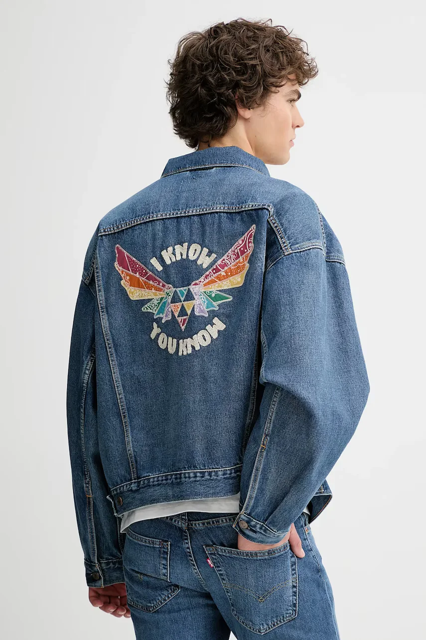 Levi's Дънково яке PRIDE ONE FAMILY TRUCKER