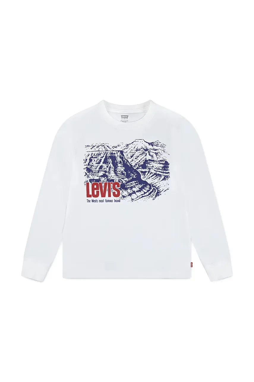 Levi's Детска блуза с дълги ръкави CANYON LS TEE