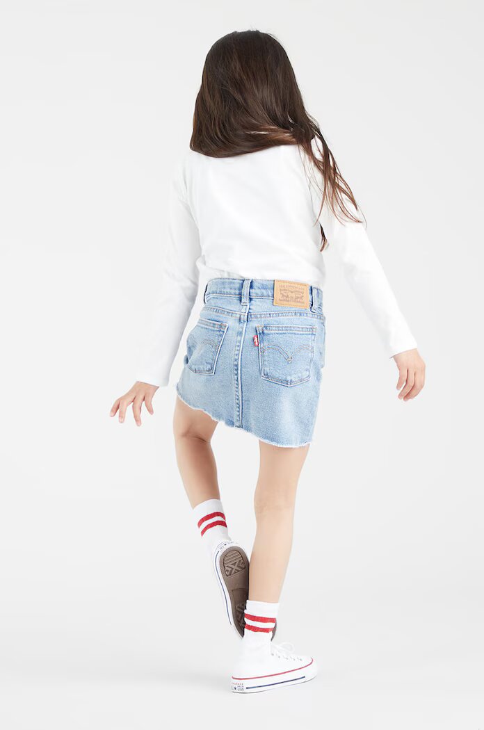Levi's Детска блуза с дълги ръкави в бяло