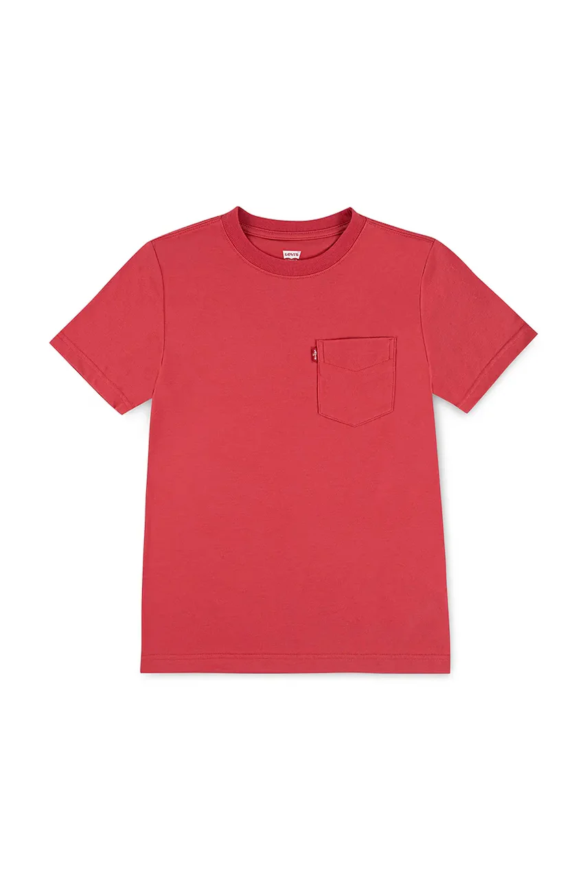 Levi's Детска памучна тениска SUNSET POCKET TEE