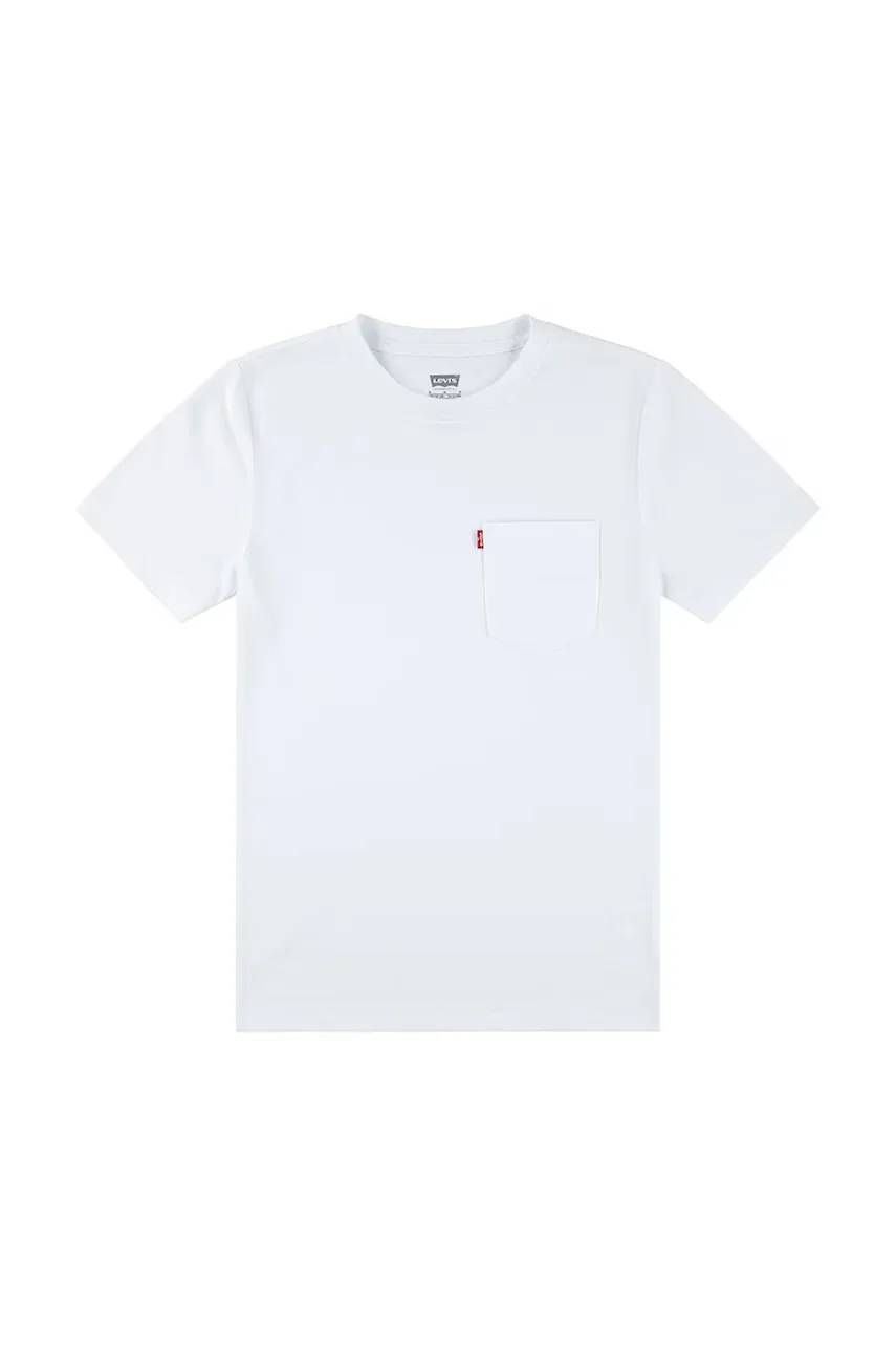 Levi's Детска памучна тениска SUNSET POCKET TEE