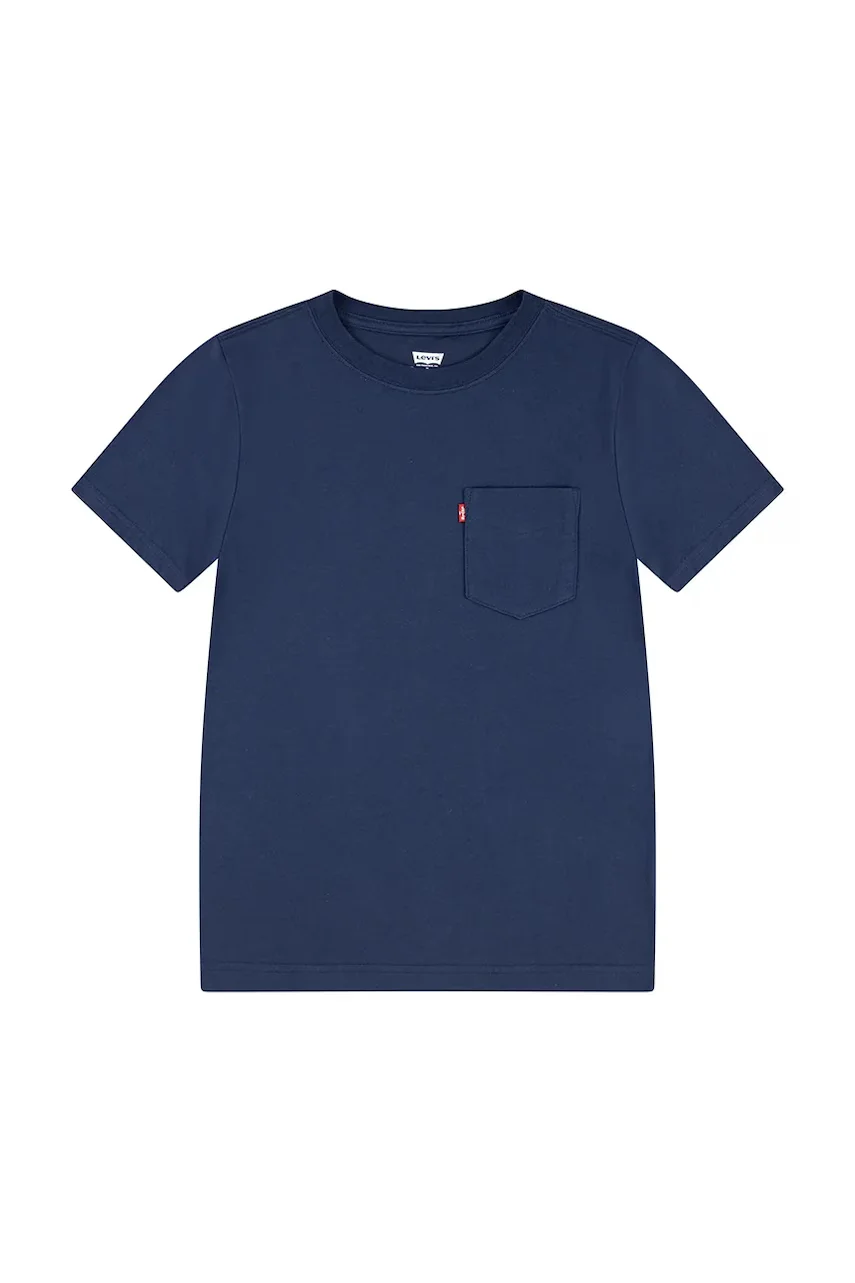 Levi's Детска памучна тениска SUNSET POCKET TEE