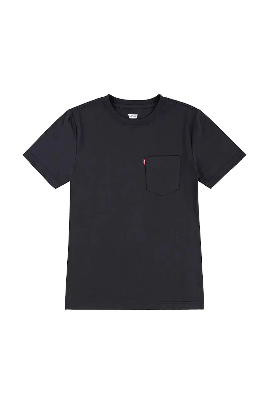 Levi's Детска памучна тениска SUNSET POCKET TEE