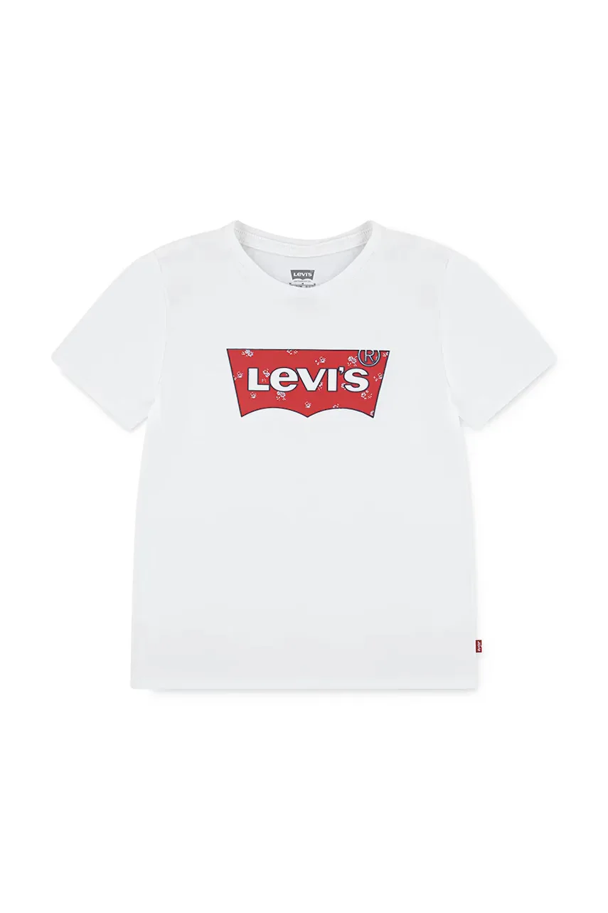 Levi's Детска тениска FLORAL BATWING SS TEE