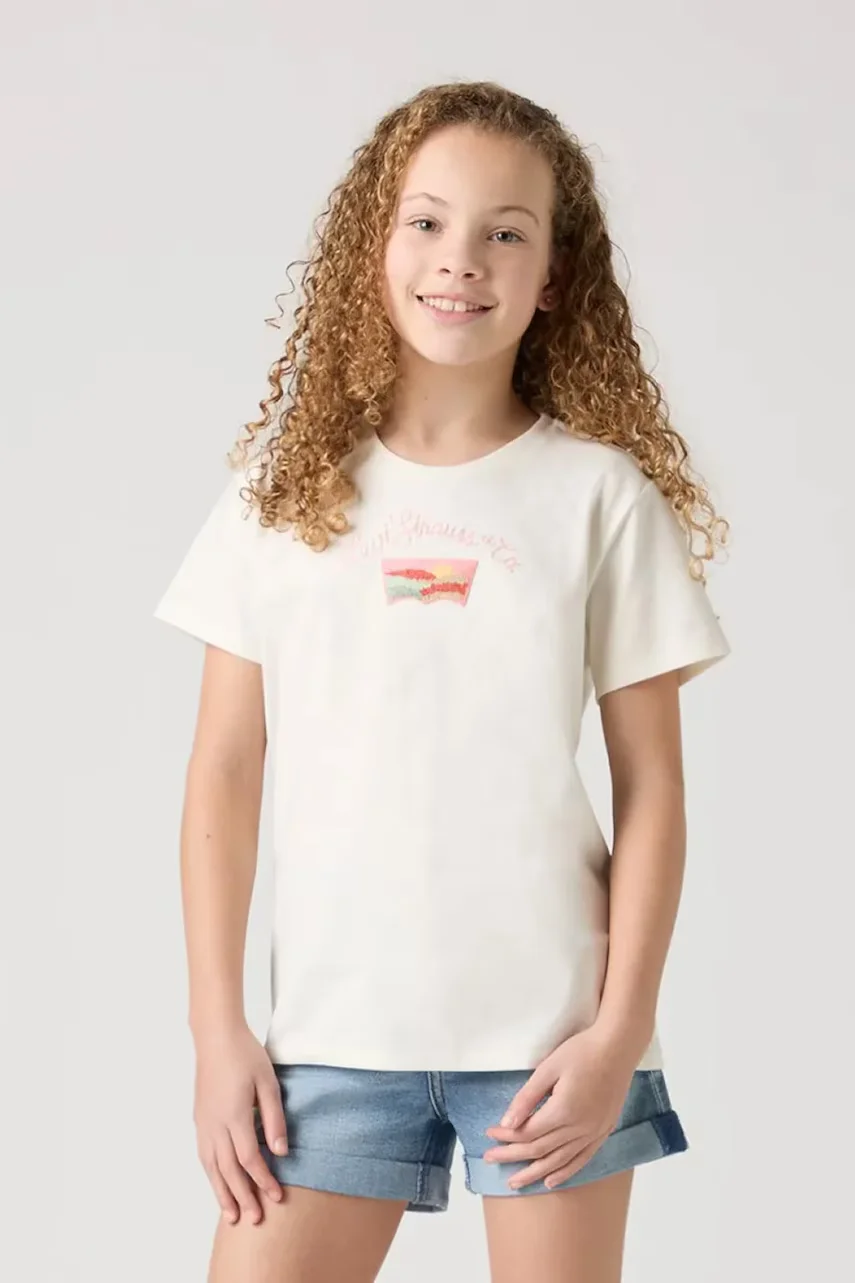 Levi's Детска тениска SS DESERT BATWING TEE