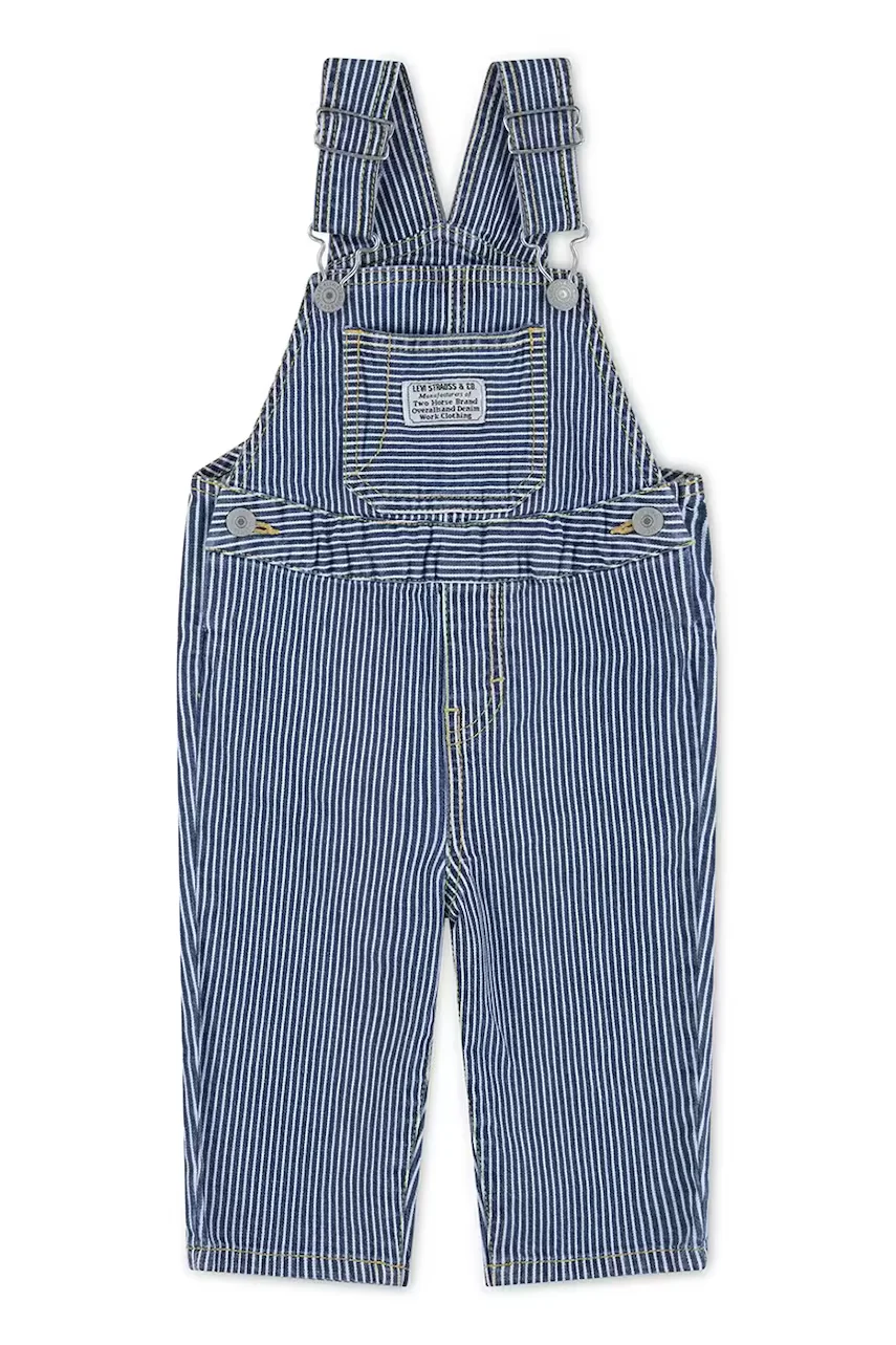 Levi's Детски дънков гащеризон RAILROAD STRIPE OVERALL