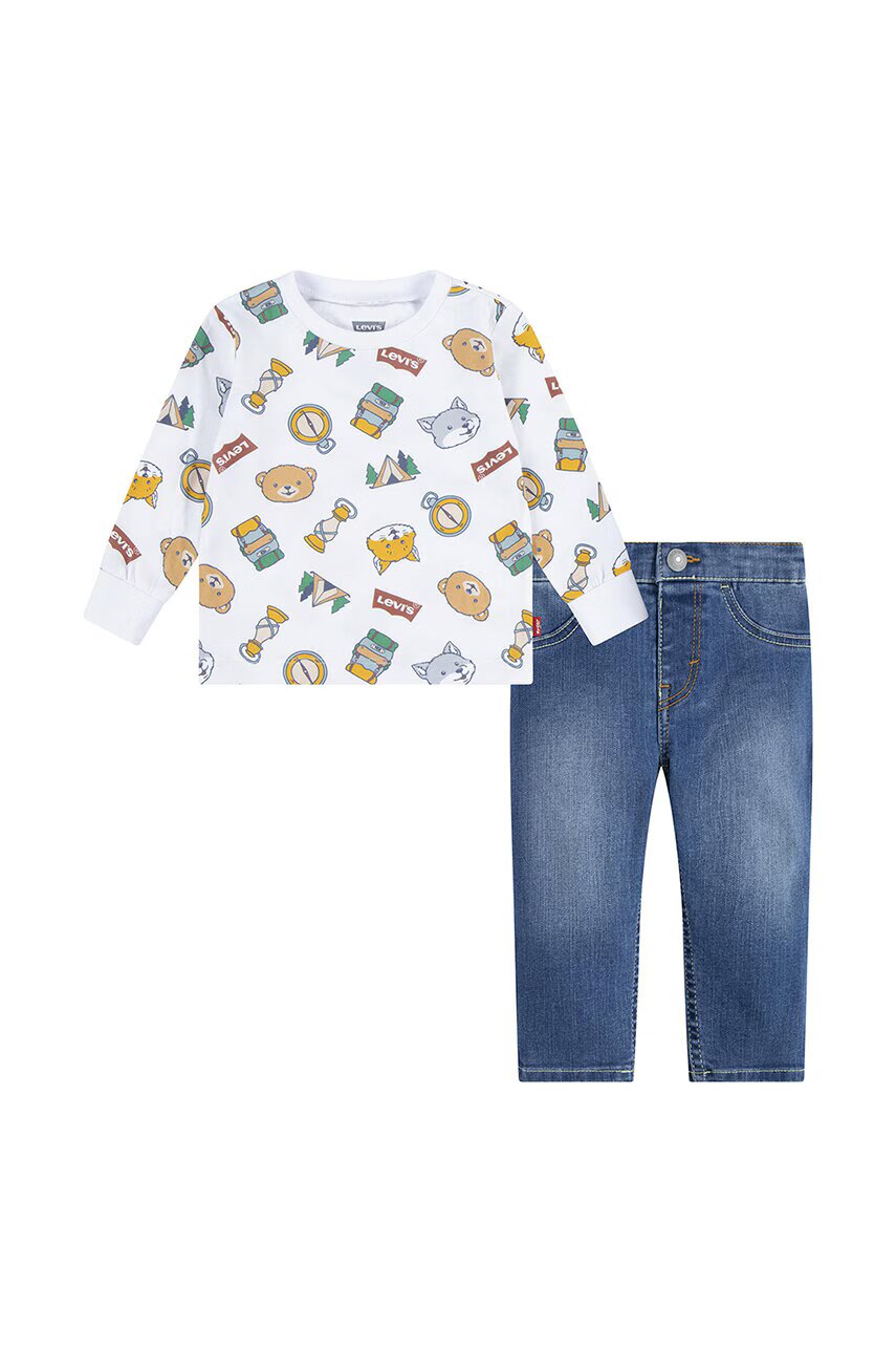 Levi's Детски комплект HIKING AOP TEE & PANT SET