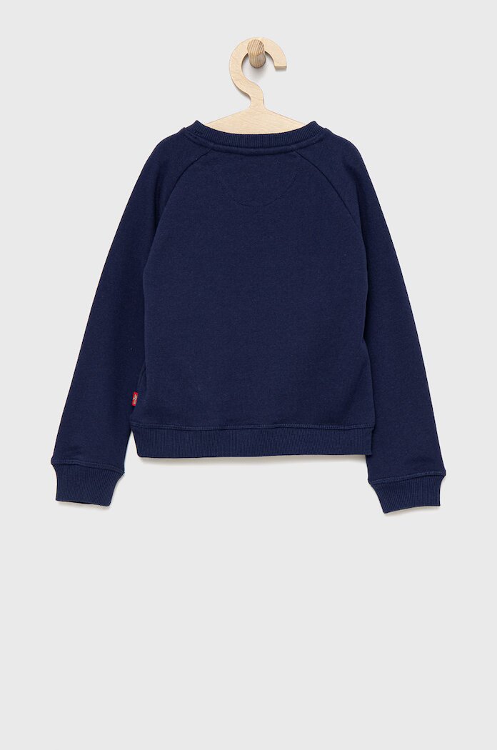 Levi's Детски суичър в тъмносиньо с принт