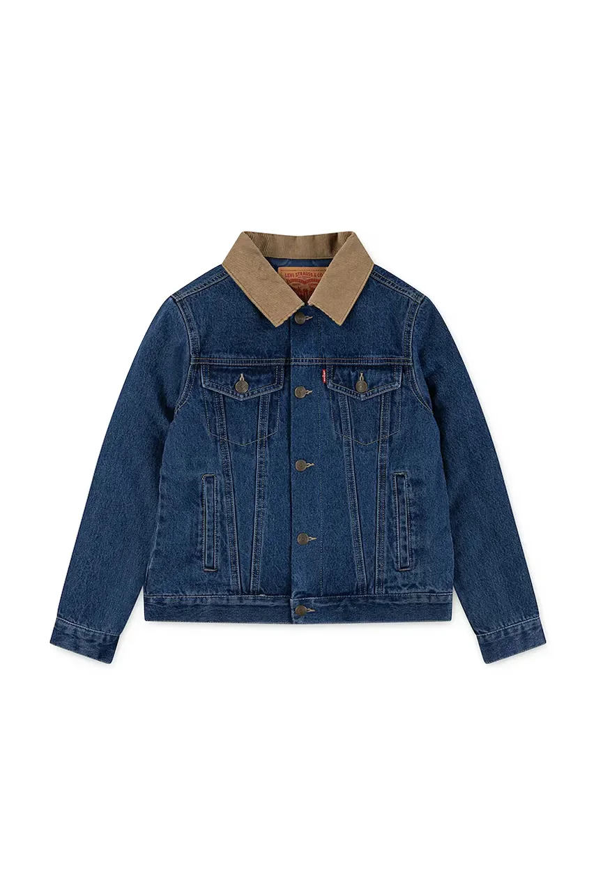 Levi's Детско дънково яке QUILTED LINED TRUCKER