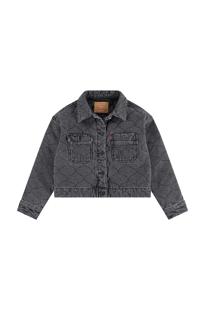Levi's Детско дънково яке QUILTED TRUCKER JACKET