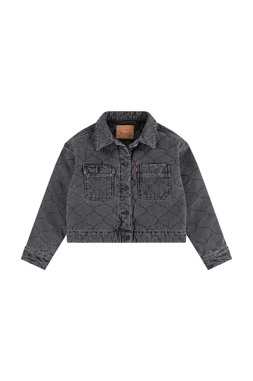 Levi's Детско дънково яке QUILTED TRUCKER JACKET