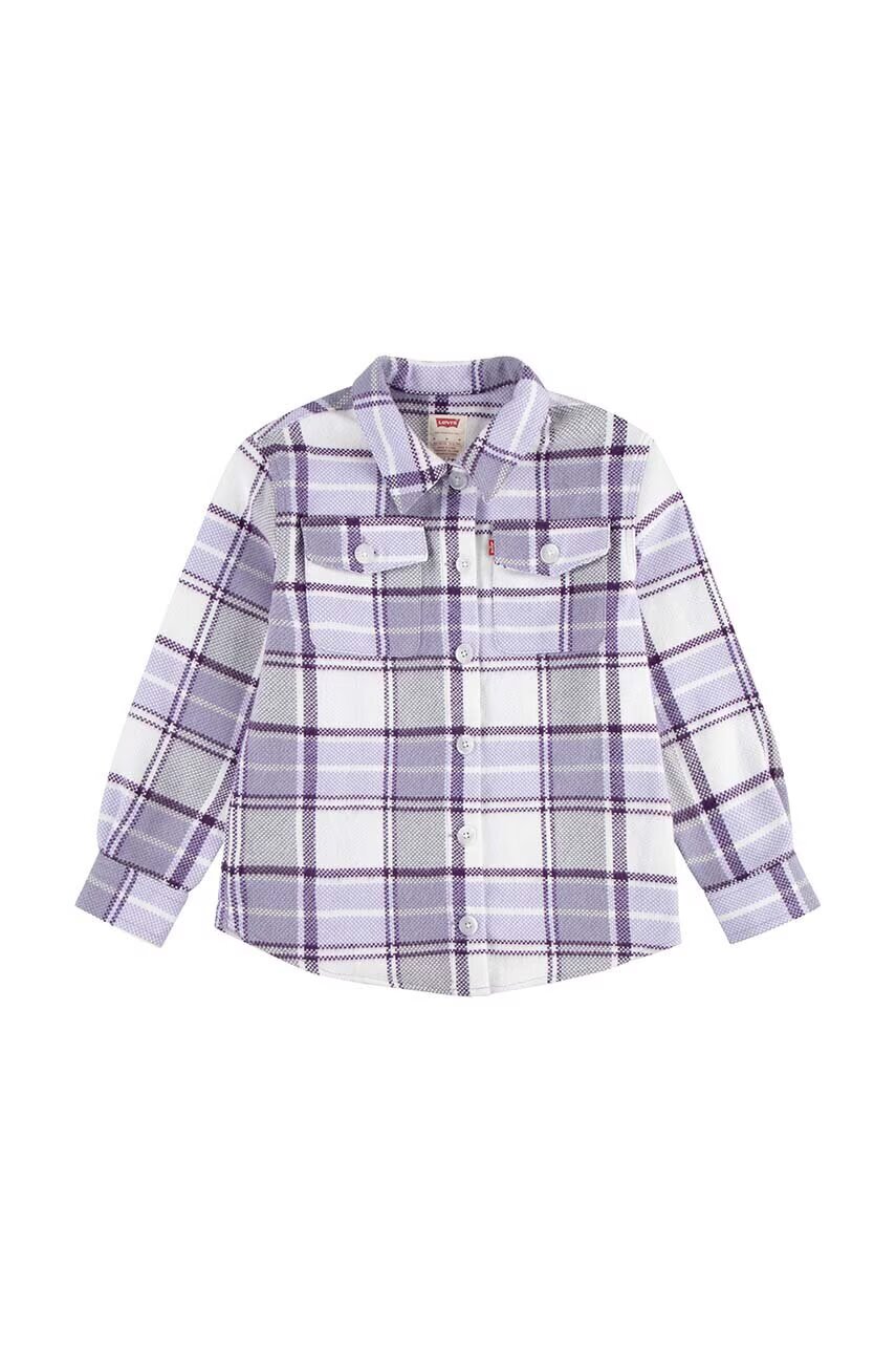 Levi's Детско яке OVERSIZED PLAID SHACKET