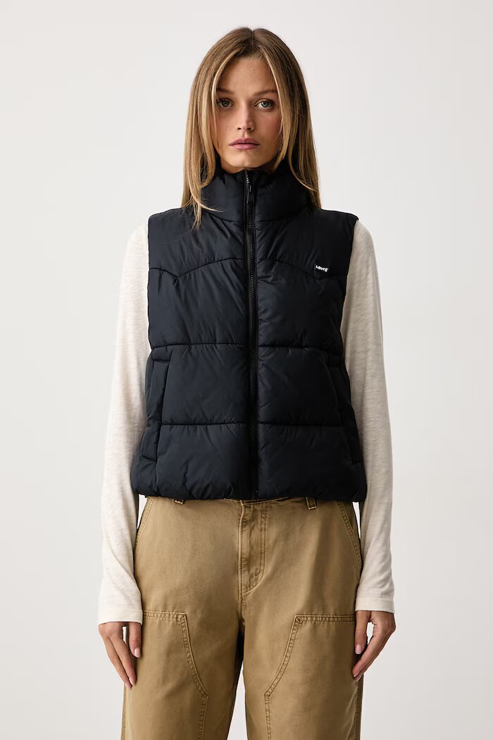 Levi's елек дамски PALMER PUFFER тъмносин 006S7