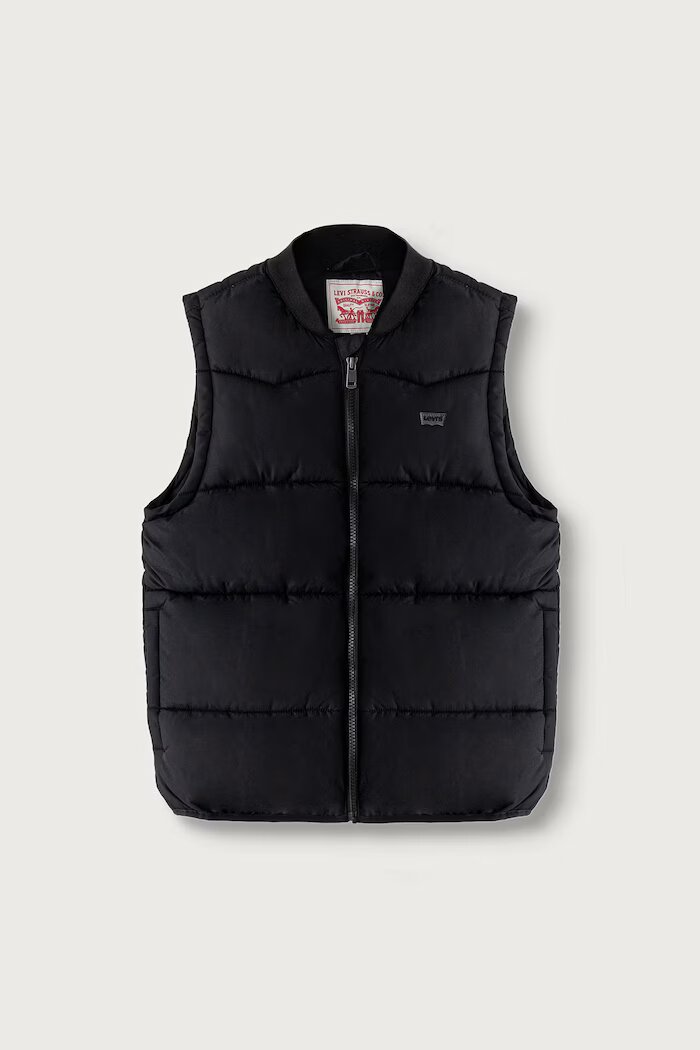 Levi's елек за деца BATWING EMB PUFFER VEST черен 9ER931