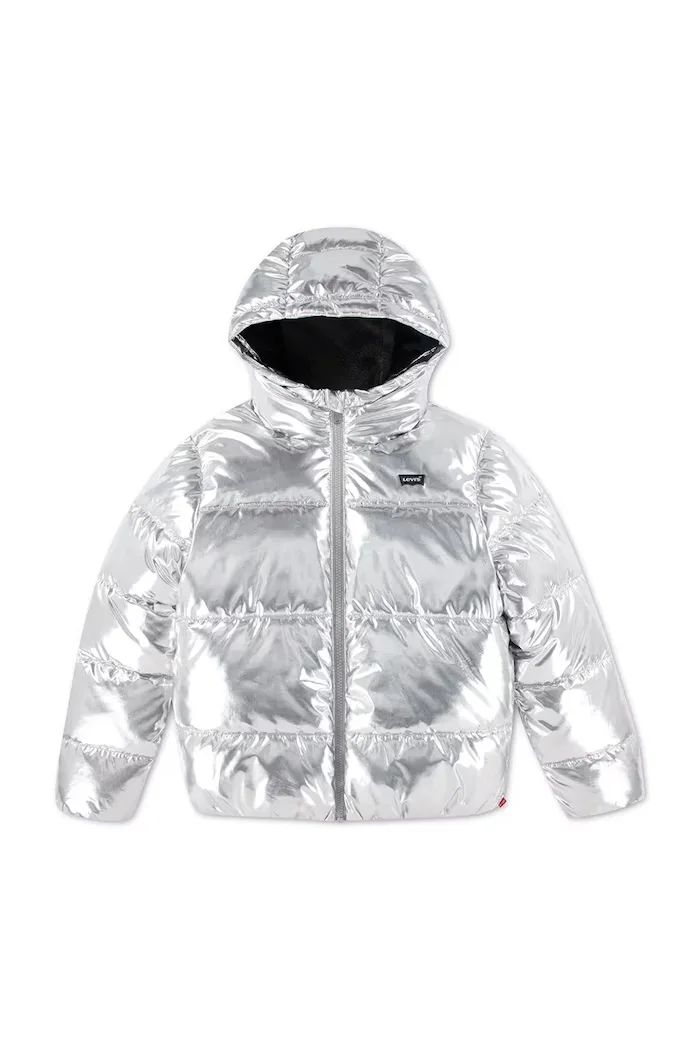 Levi's капитонирано яке за деца CORE BATWING PUFFER сребърен 4ER430