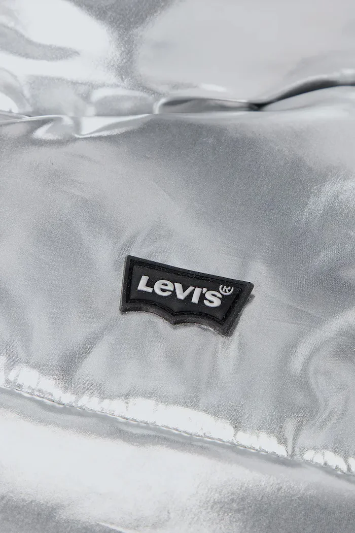 Levi's капитонирано яке за деца CORE BATWING PUFFER сребърен 4ER430