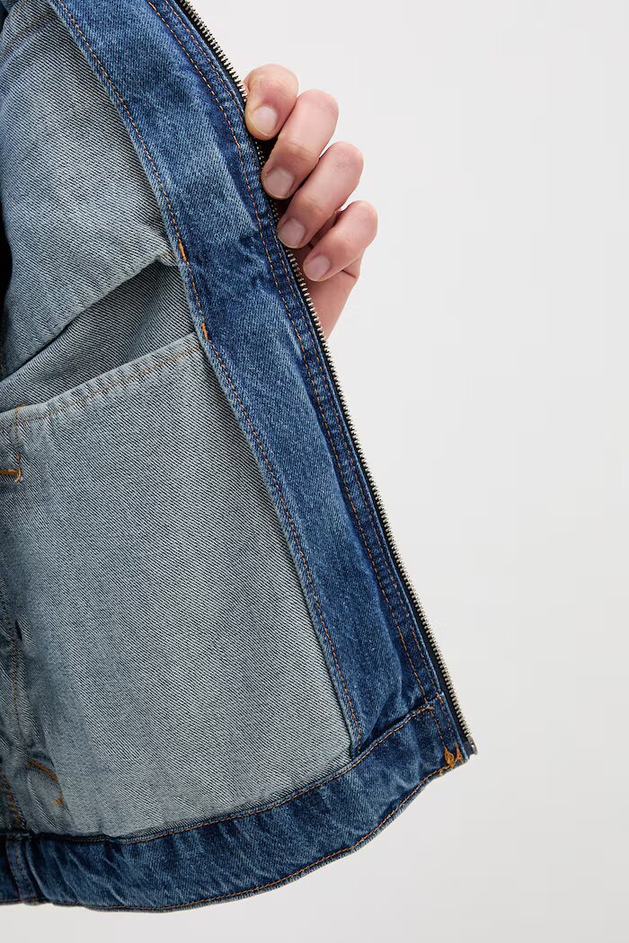 Levi's късо яке мъжко от деним CRISTOBAL GARAGE синьо 005BL-0002