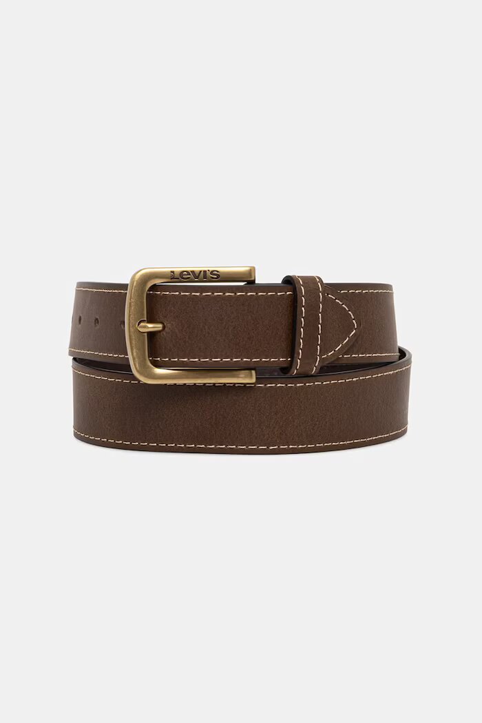 Levi's колан от кожа LOIRE кафяв 000I6