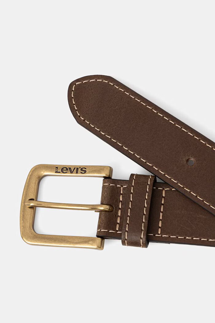 Levi's колан от кожа LOIRE кафяв 000I6