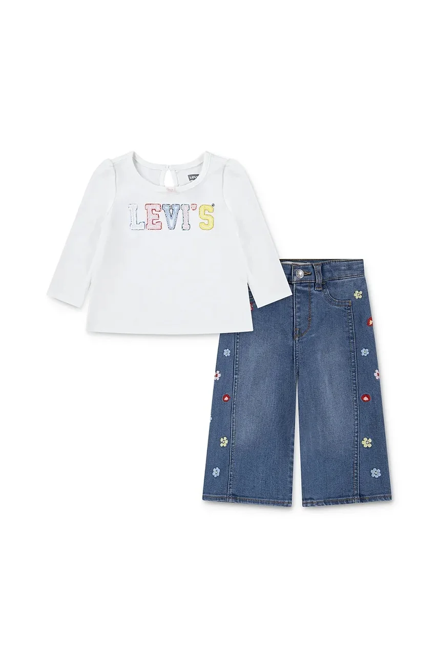 Levi's Комплект за бебета CROCHET LEVI''''''''''''''''''''''''''''''''''''''''''''''''''''''''''''''''S TOP & JEAN