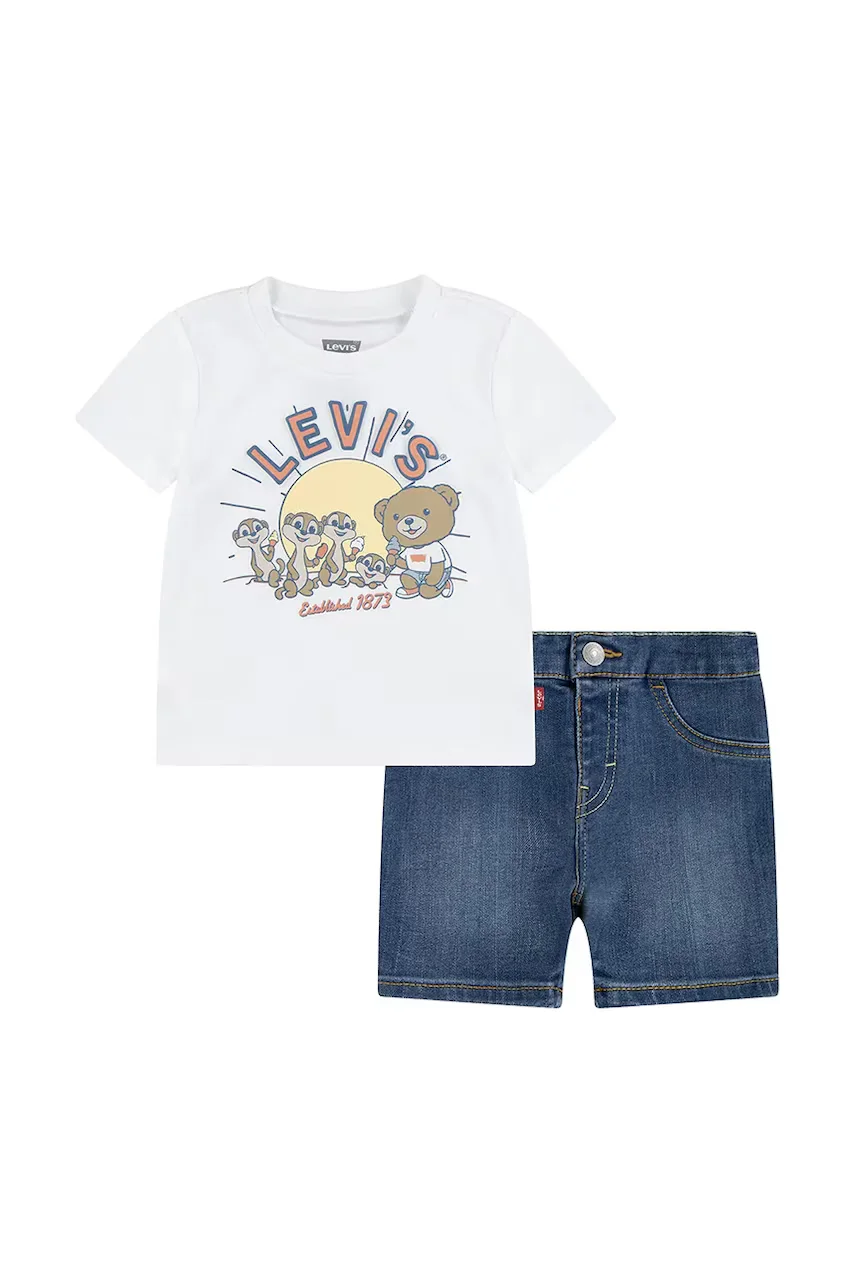 Levi's Комплект за бебета LEVI AND FRIENDS DENIM SET