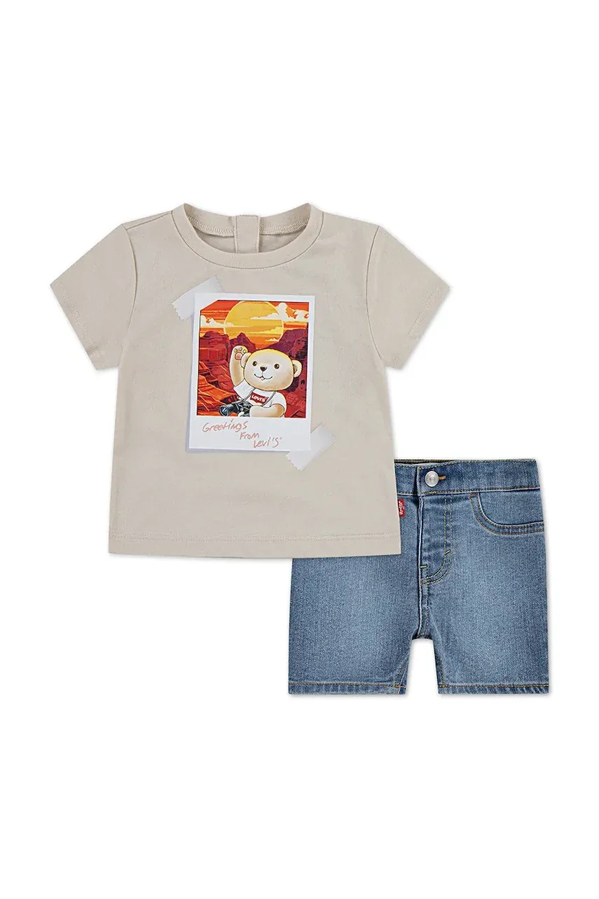 Levi's Комплект за бебета LEVI PHOTO OP DENIM SET