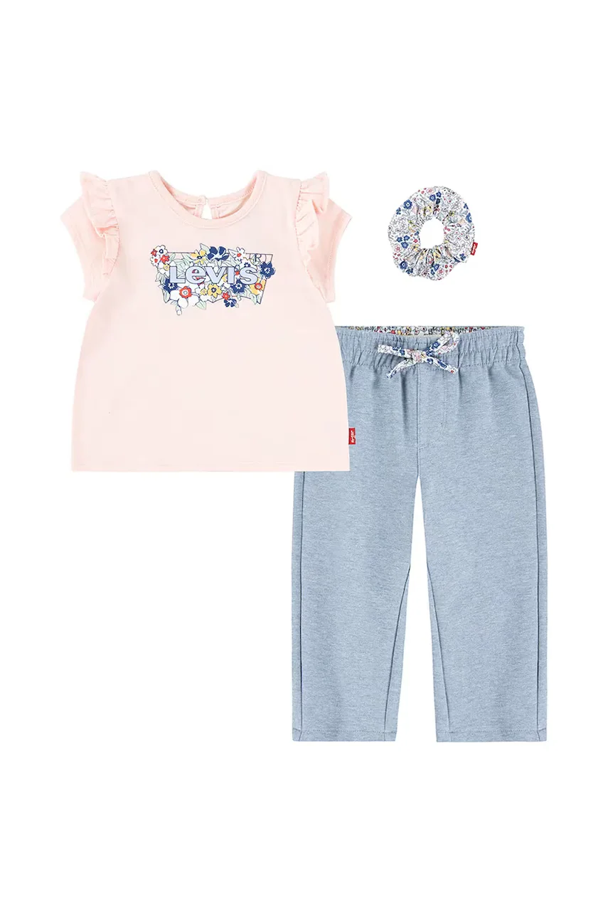 Levi's Комплект за бебета RUFFLE SHLDR TOP & PANT SE