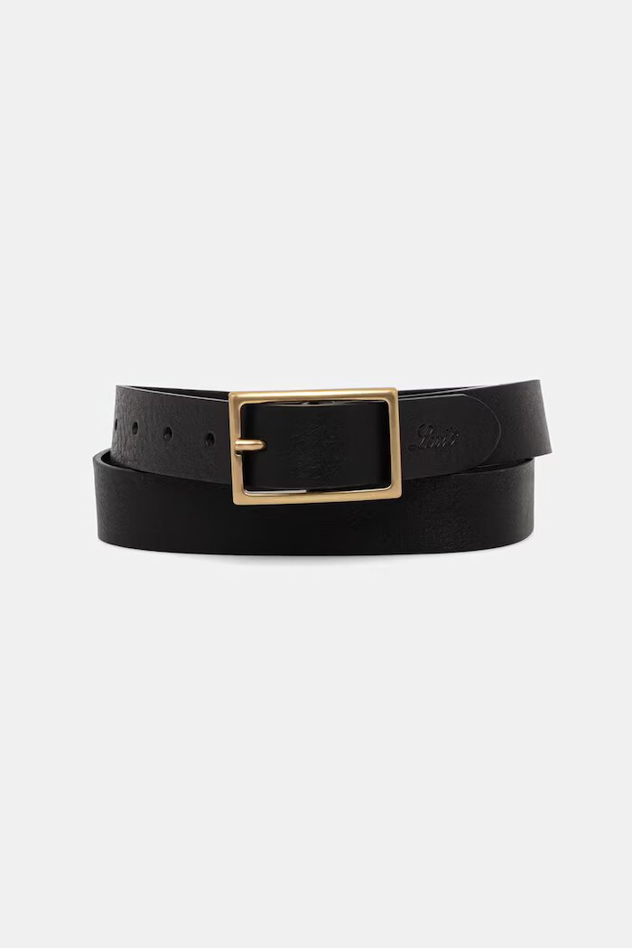 Levi's Кожен колан RECTANGLE BUCKLE в черно 004CH