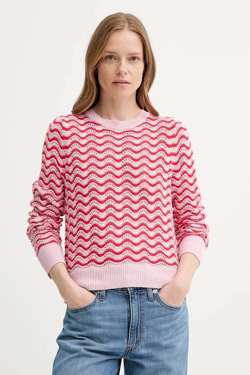 Levi's Памучен пуловер FLORENCE PNTLLE SWEATER
