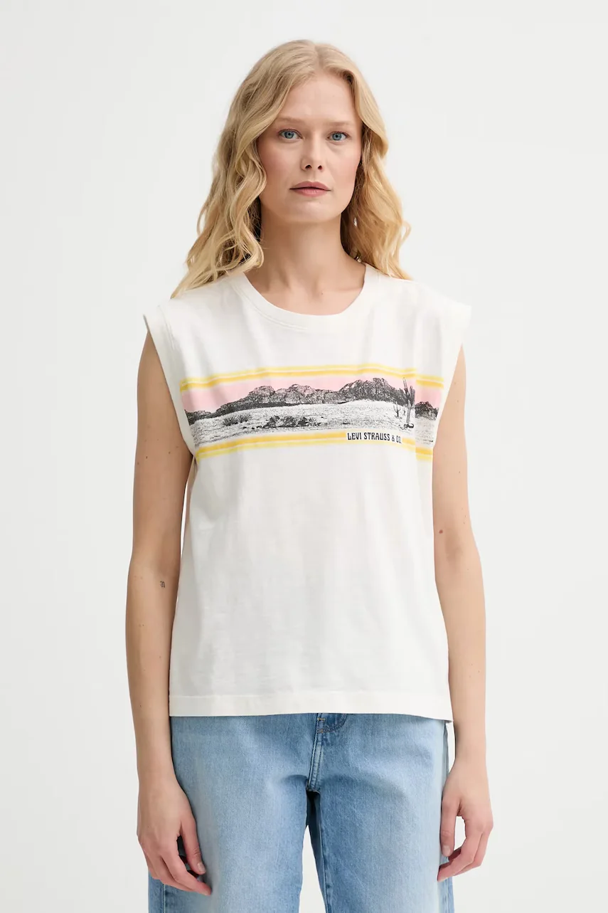 Levi's Памучен топ GR BOXY TANK
