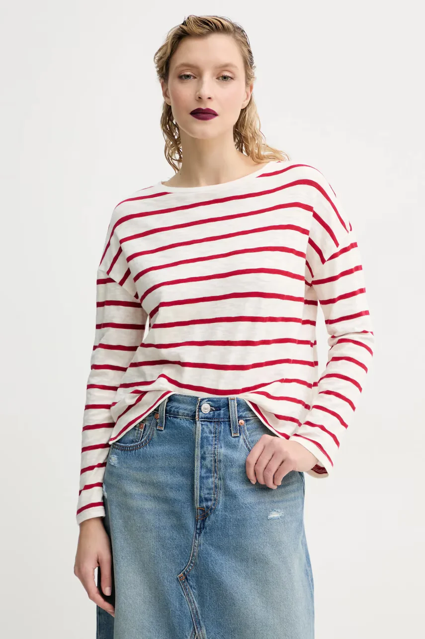 Levi's Памучна блуза с дълги ръкави