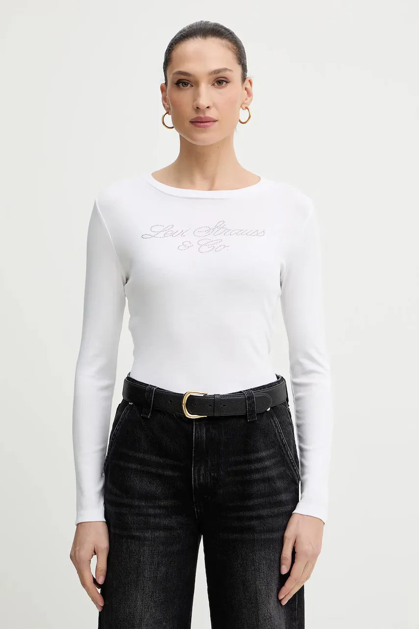 Levi's Памучна блуза с дълги ръкави
