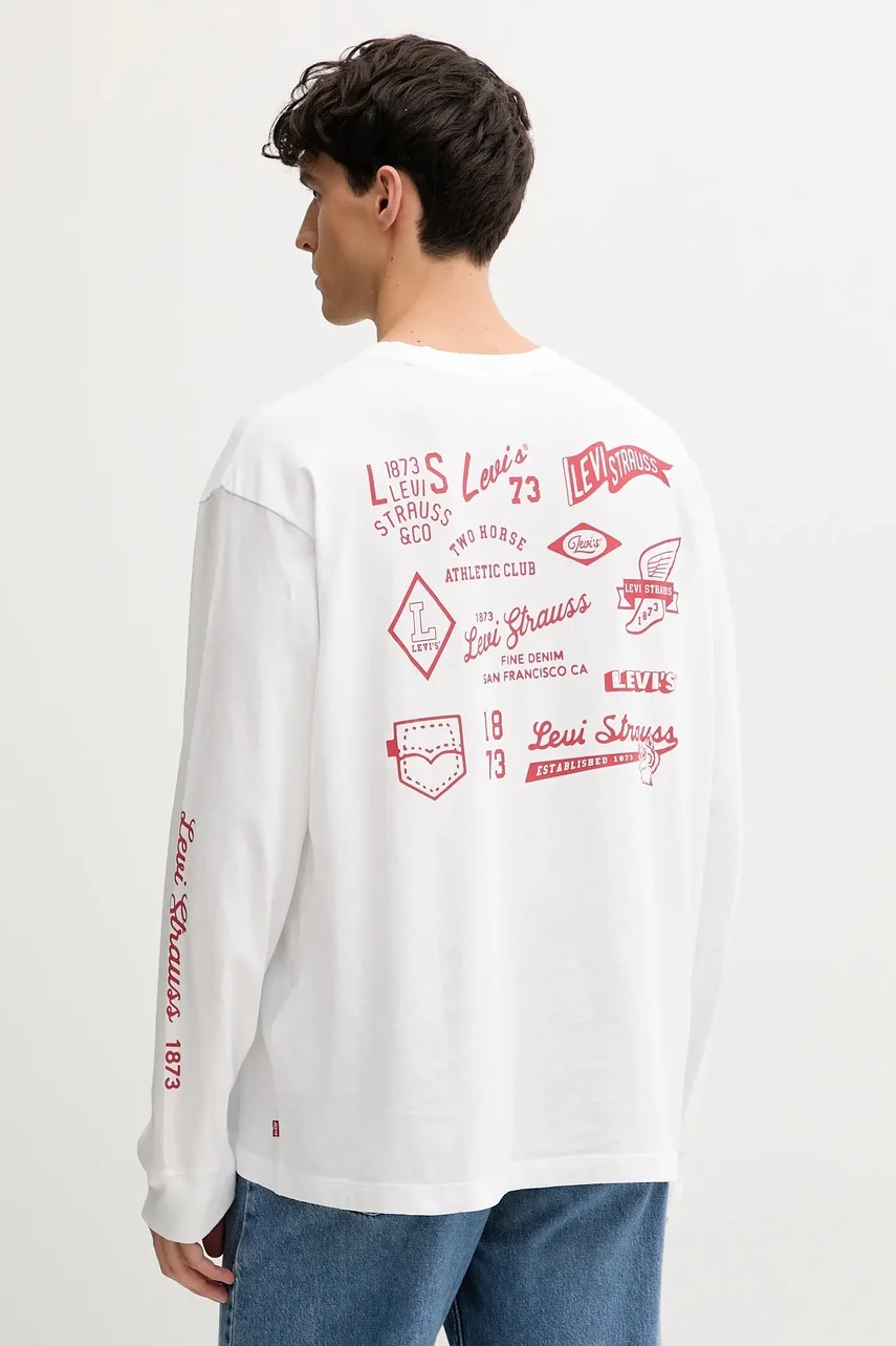 Levi's Памучна блуза с дълги ръкави
