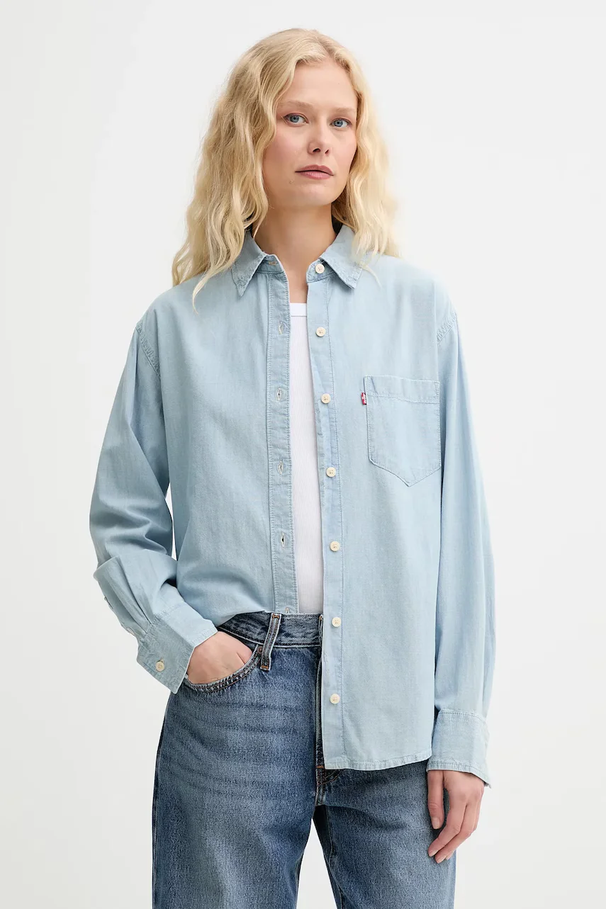 Levi's Памучна риза HARLIE NEW BF SHIRT