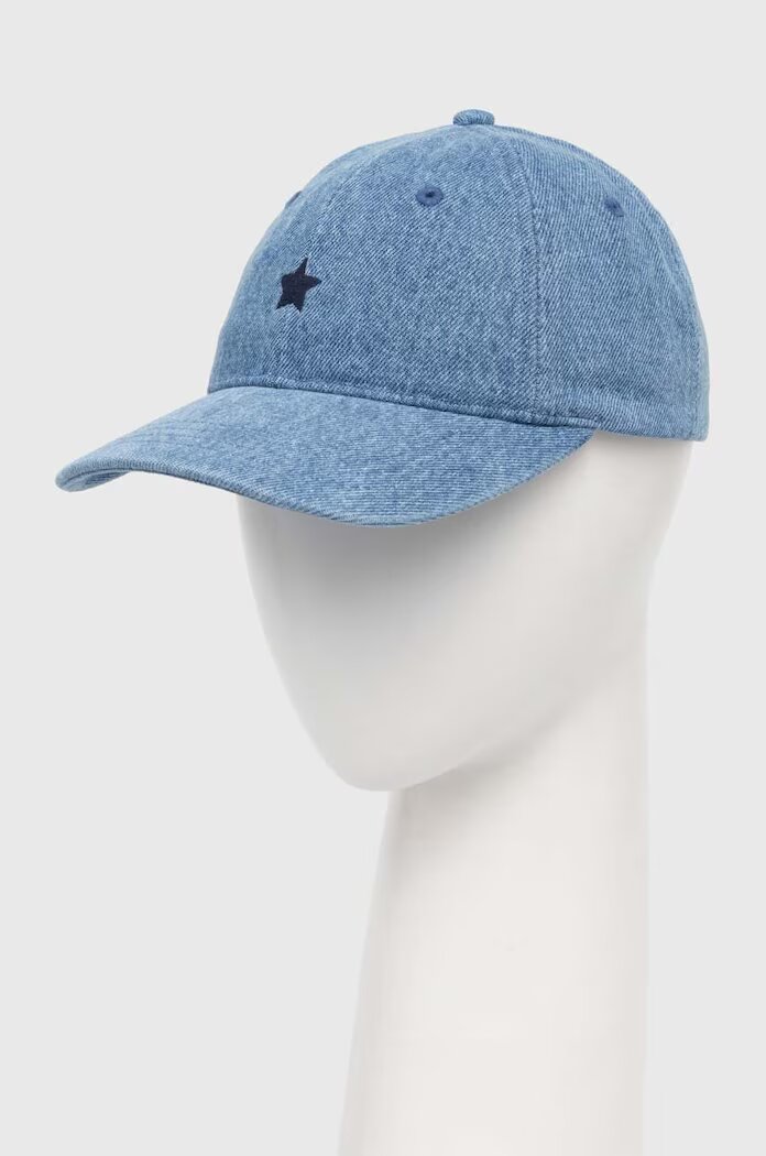 Levi's Памучна шапка с козирка в синьо с изчистен дизайн D7920-0004