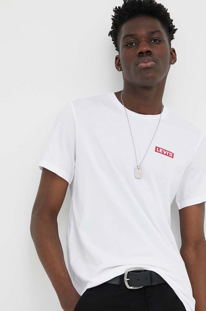 Levi's Памучна тениска (2 броя) с принт