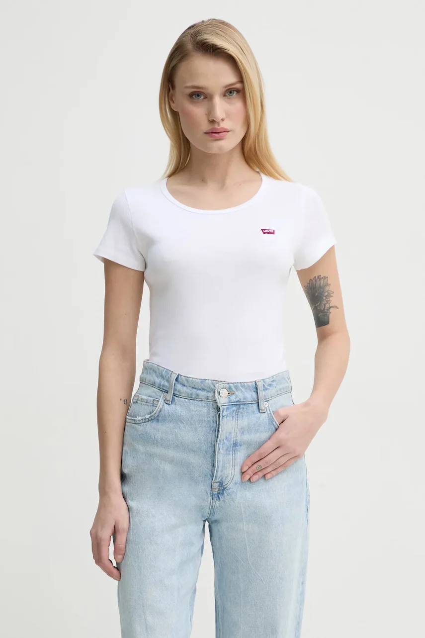 Levi's Памучна тениска 2PACK CREWNECK TEE (2 броя)
