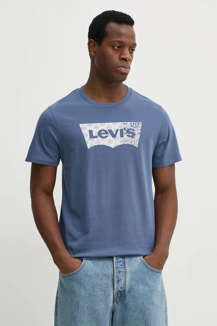 Levi's Памучна тениска GRAPHIC CREWNECK TEE
