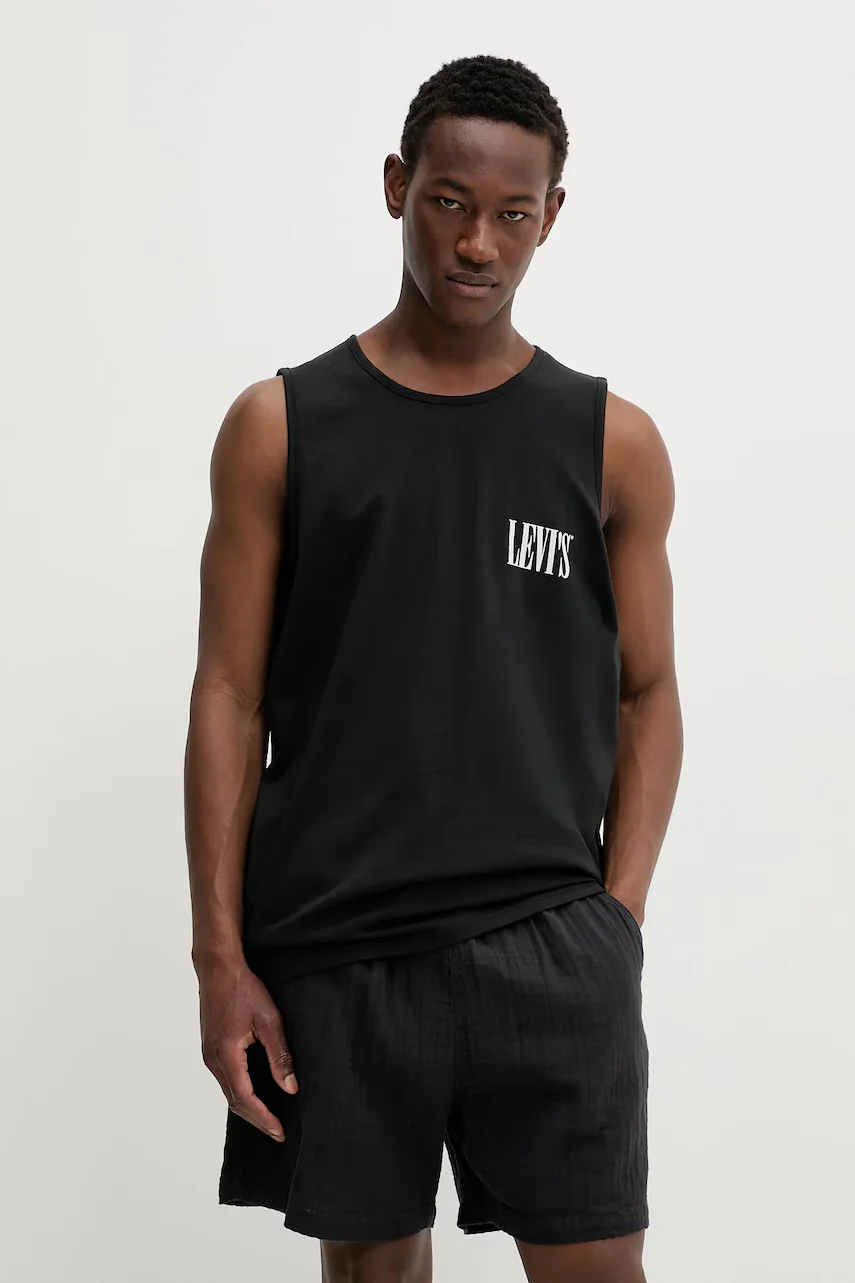 Levi's Памучна тениска GRAPHIC ROWER TANK
