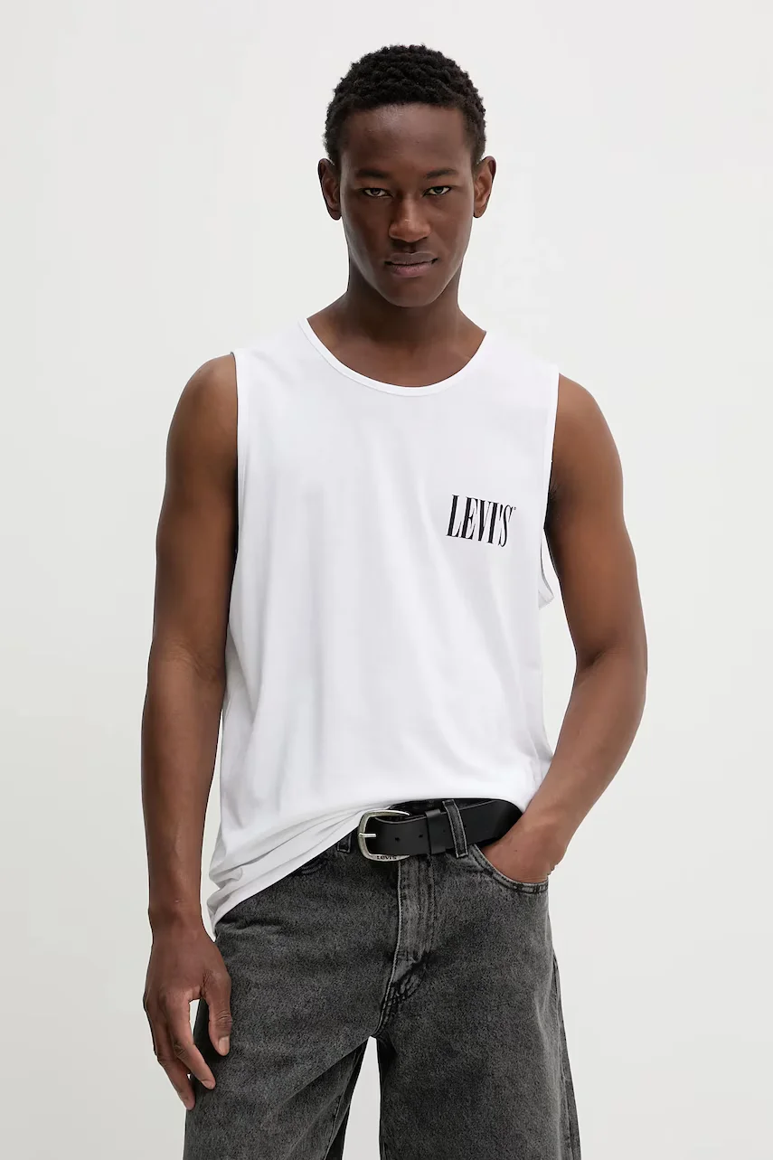 Levi's Памучна тениска GRAPHIC ROWER TANK