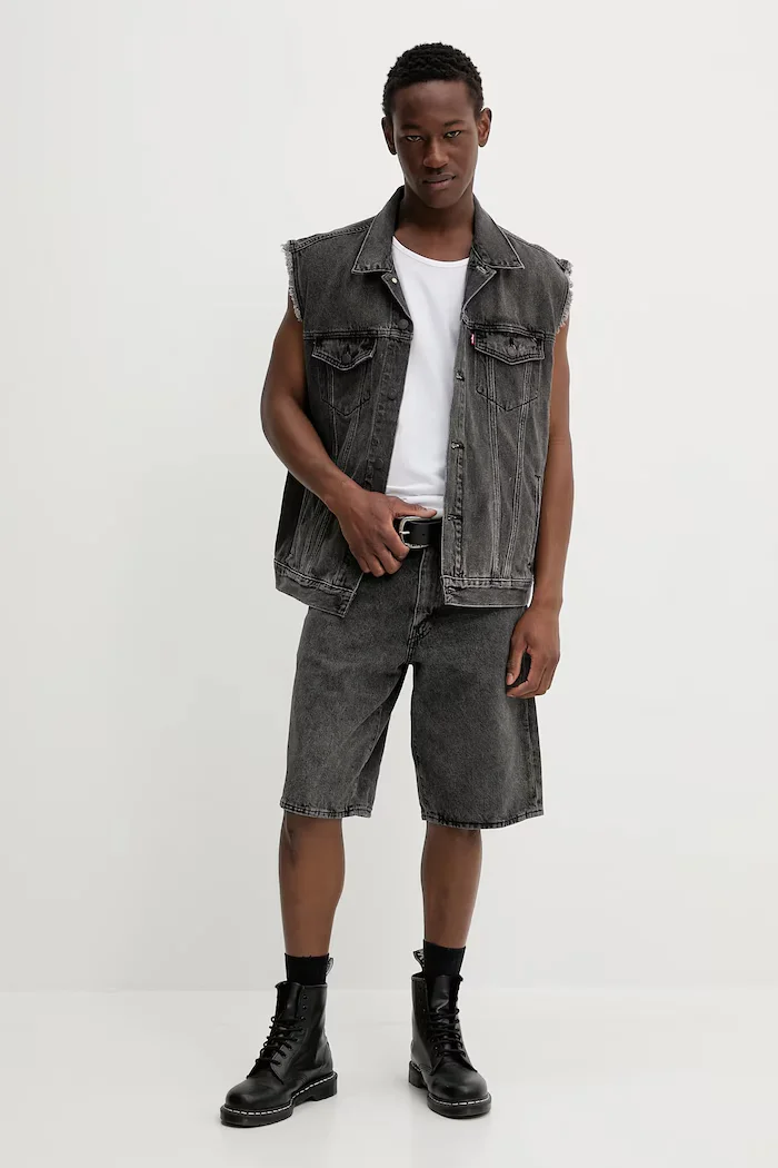 Levi's Памучна тениска GRAPHIC ROWER TANK в бяло A7642