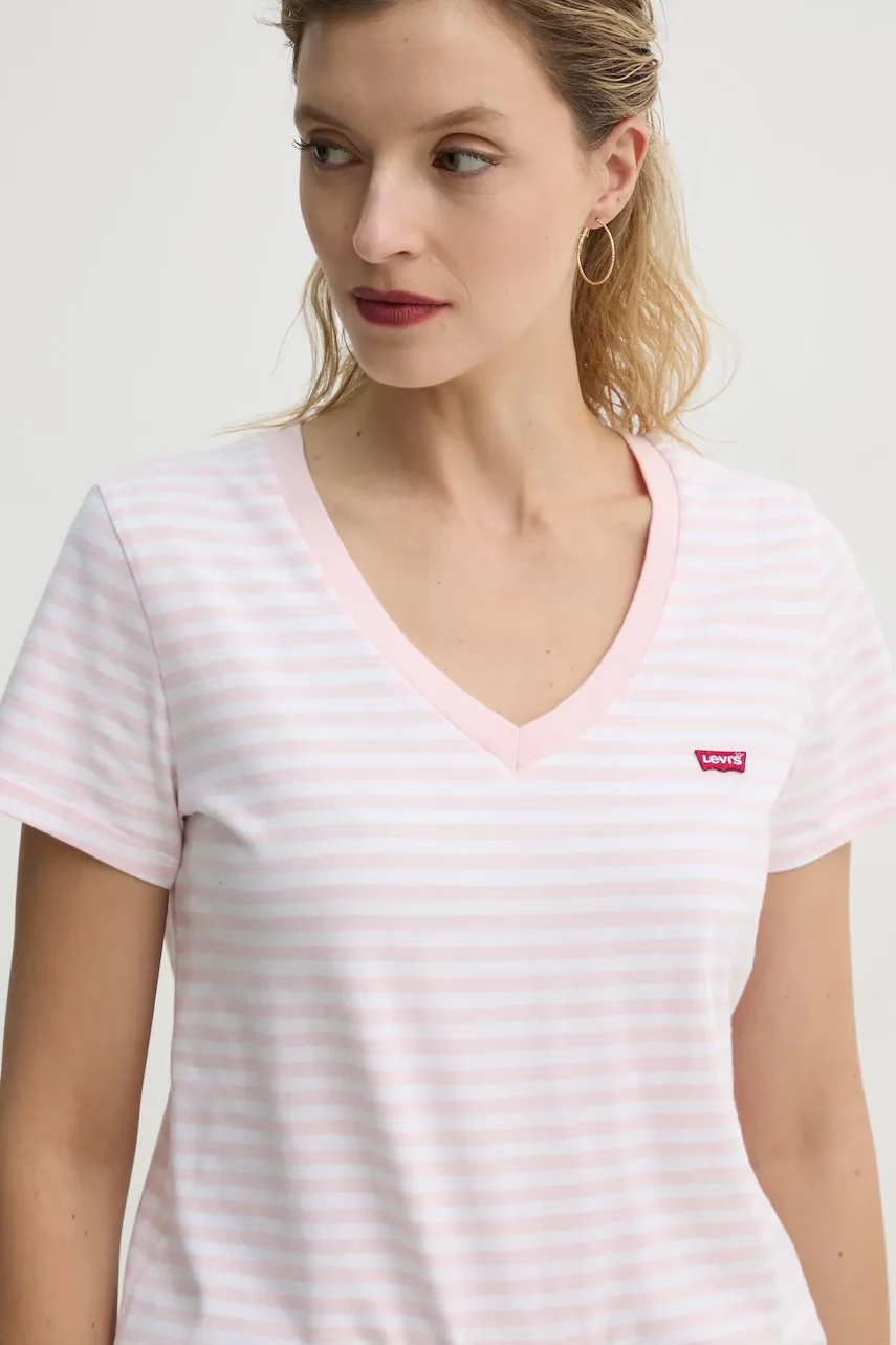 Levi's Памучна тениска LSE_PERFECT VNECK