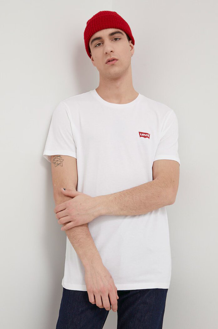 Levi's Памучна тениска с принт