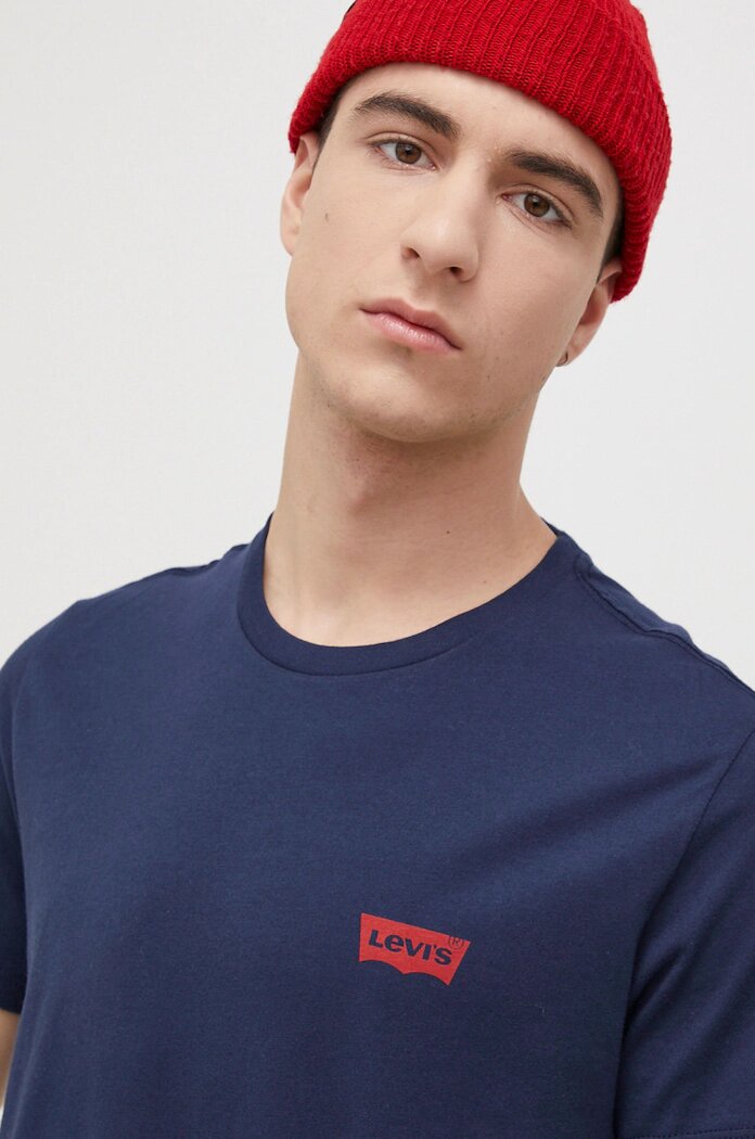 Levi's Памучна тениска с принт