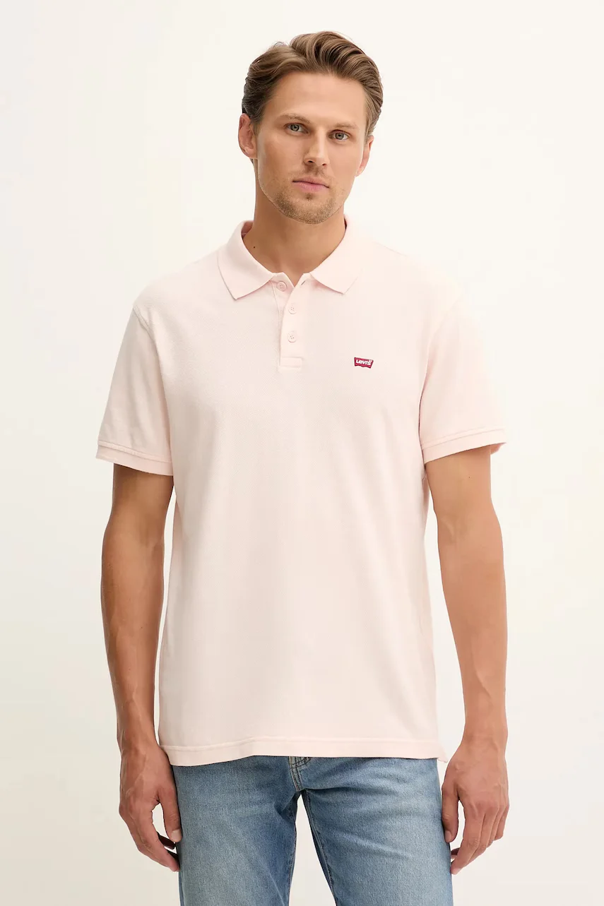 Levi's Памучна тениска с яка