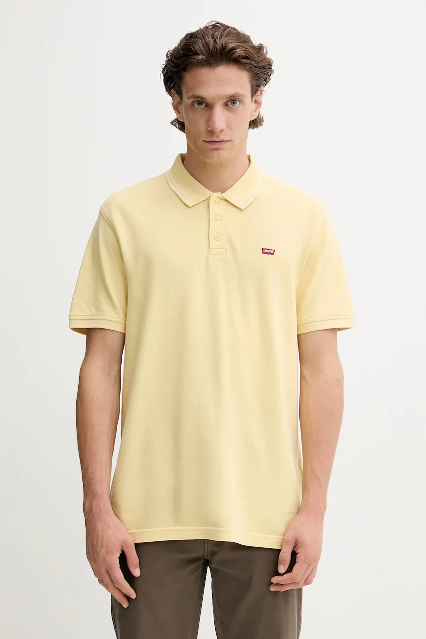 Levi's Памучна тениска с яка