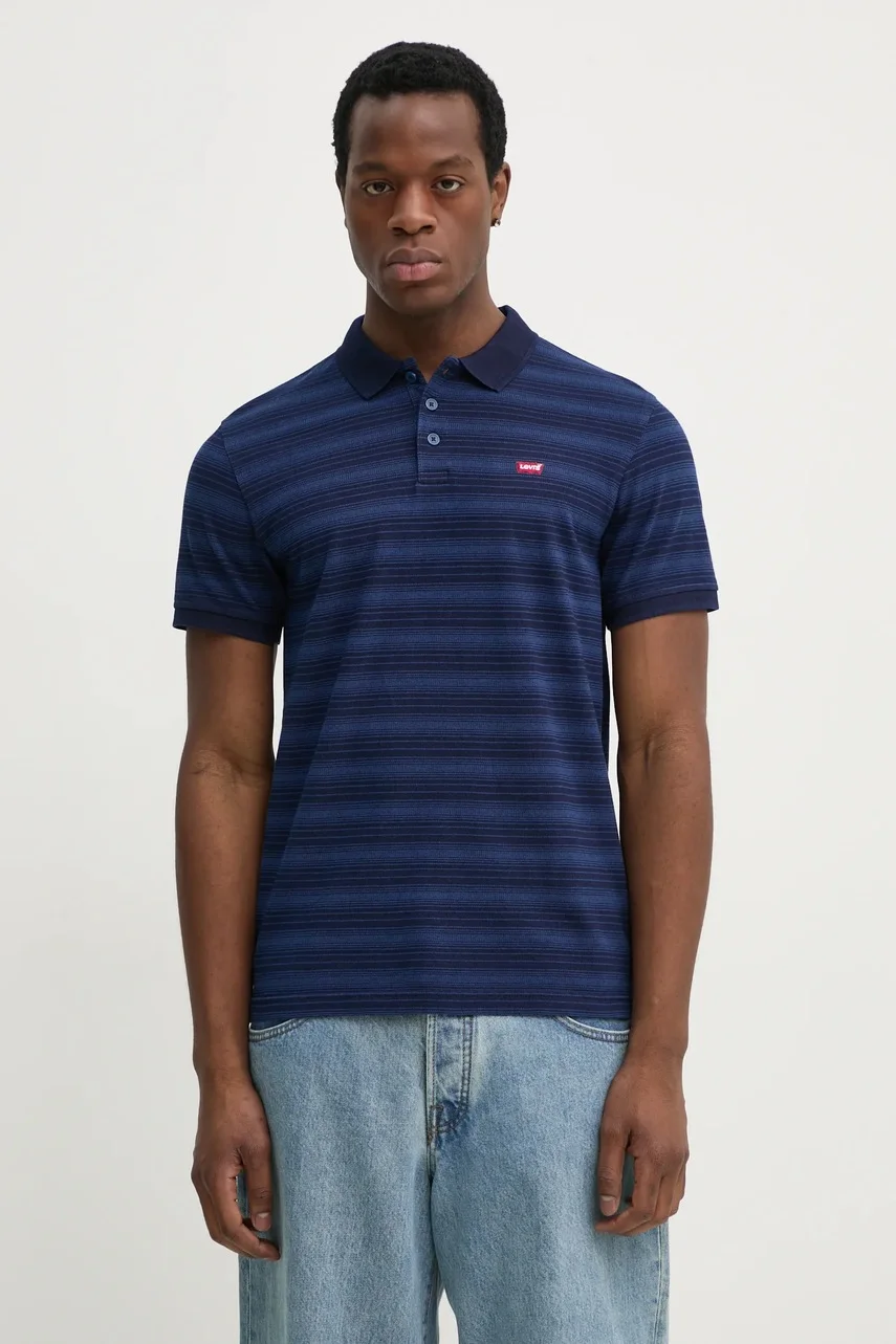 Levi's Памучна тениска с яка