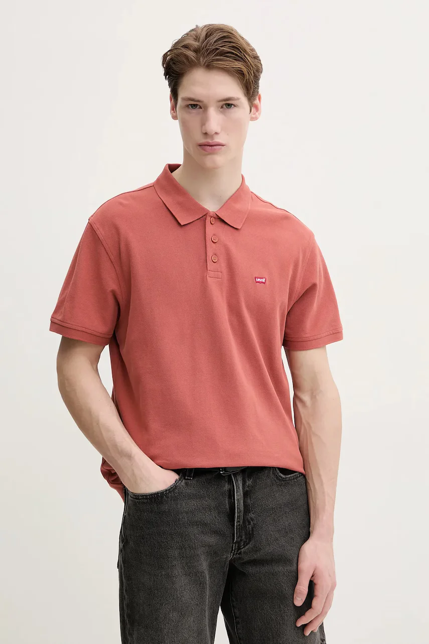 Levi's Памучна тениска с яка