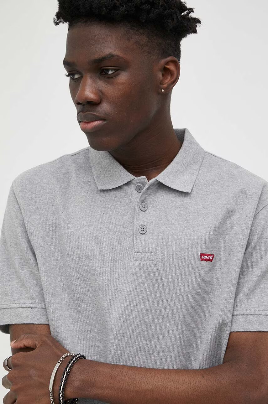 Levi's Памучна тениска с яка